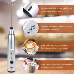 Multi-head Stirrer, frother and mini drink mixer