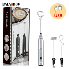 Multi-head Stirrer, frother and mini drink mixer