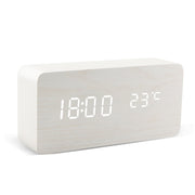 Digital Plugin Alarm Clock Plugin, Sleek Led Digital Clock, Temperature and more