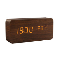 Digital Plugin Alarm Clock Plugin, Sleek Led Digital Clock, Temperature and more