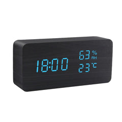 Digital Plugin Alarm Clock Plugin, Sleek Led Digital Clock, Temperature and more