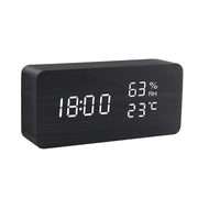 Digital Plugin Alarm Clock Plugin, Sleek Led Digital Clock, Temperature and more