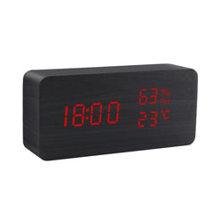 Digital Plugin Alarm Clock Plugin, Sleek Led Digital Clock, Temperature and more